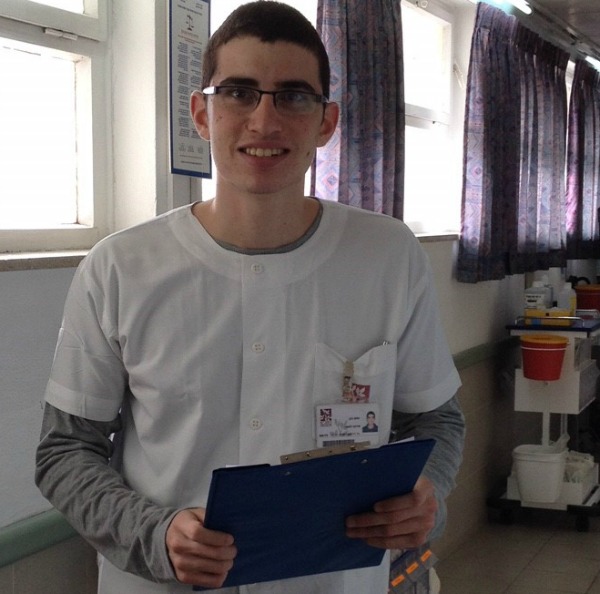 UJA Federation of New York >> Yotam volunteered for national civic service at Rambam Medical Center in Haifa.