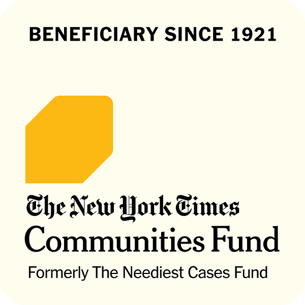 Beneficiary Since 1921 - The New York Times Communities Fund - Formerly the Neediest Cases Fund